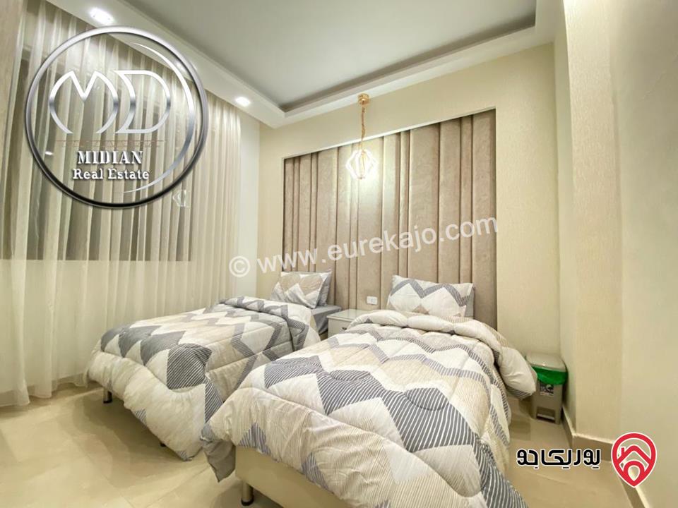 شقق مفروشة للايجار في عمان - ام السماق مساحات 100م تشطيبات و ديكورات فاخرة فرش فندقي اطلالة جميلة بأسعار مميزة