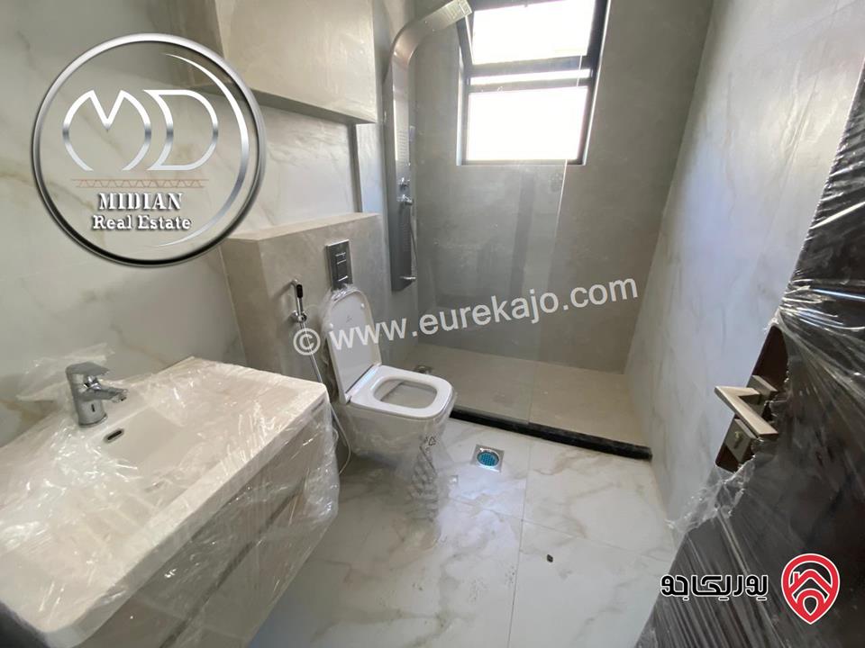 شقة ارضية جديدة فارغة للايجار في عمان - ضاحية الرشيد مساحة 180م مع ترس 30م تشطيبات ديكورات سوبر ديلوكس