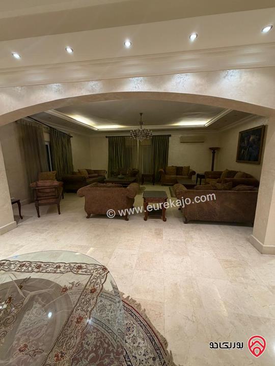 شقة طابقية فاخرة مفروشة او فارغة طابق ثاني مساحة 460م للإيجار في عمان - الجاردنز