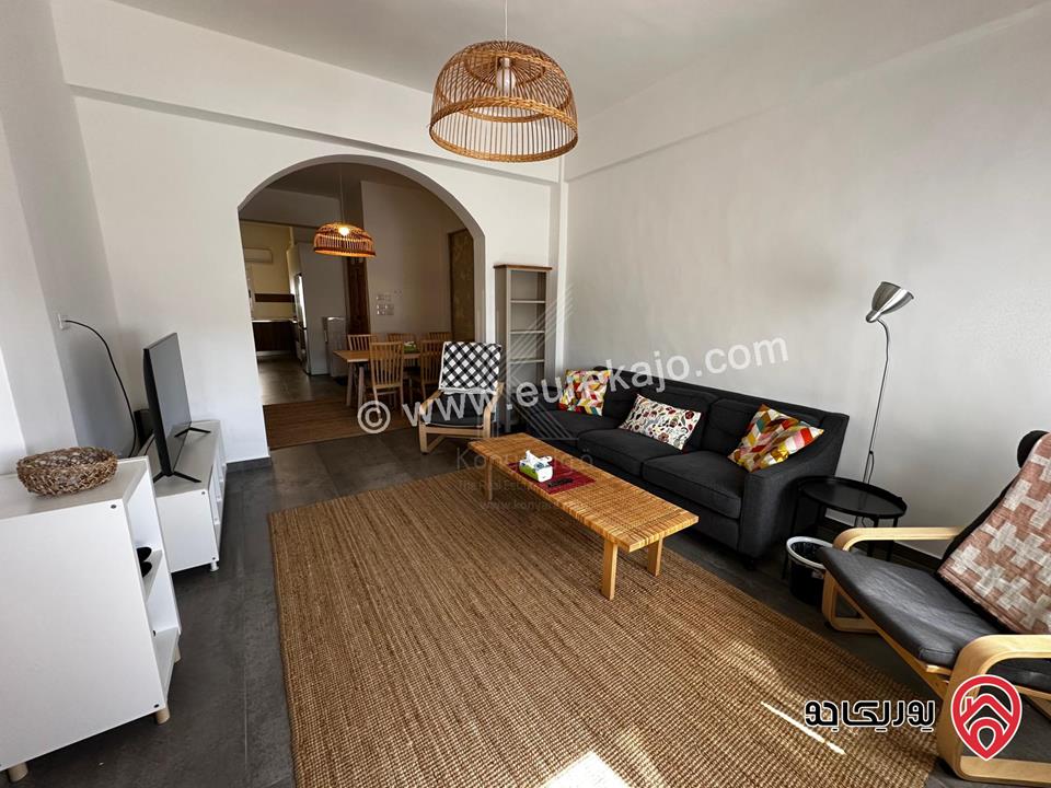 شقة مفروشة طابق أرضي مساحة 117م للايجار في عمان - اللويبدة