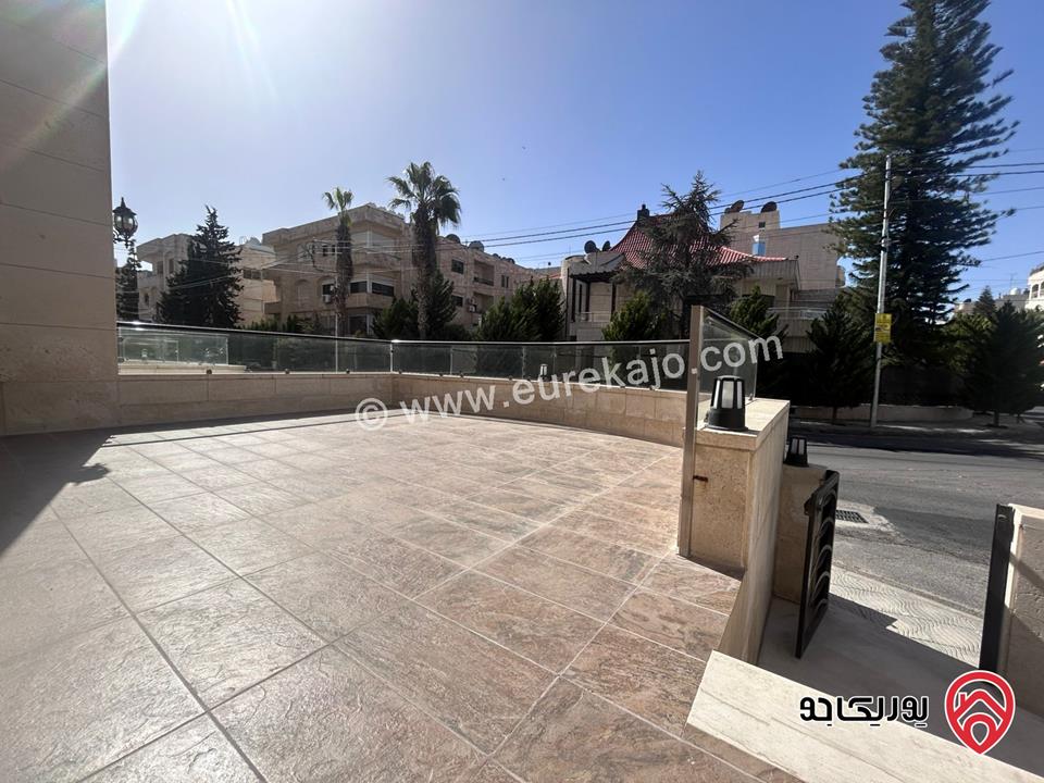 شقة ارضية فارغة مساحة 210م للايجار في عمان - عبدون