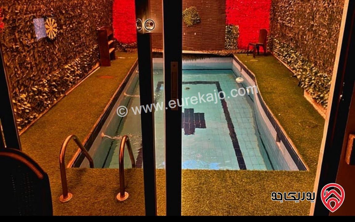 Luxury Private Pool Apartment 57 Sqm – Stylish & Fully Furnished For Rent in Amman - Seventh Circle