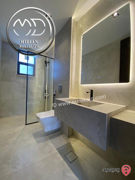 شقة طابقية فارغة للايجار في عمان - ضاحية الامير راشد مساحة 160م طابق ثاني تشطيبات ديكورات عصرية فاخرة جديدة لم تسكن