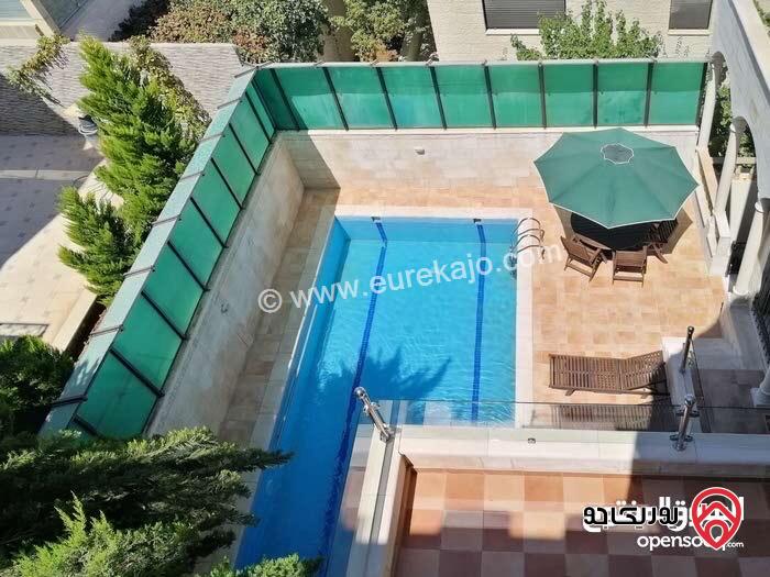 فيلا فخمة مساحة 870م على أرض 550م للايجار في عمان - الكرسي 