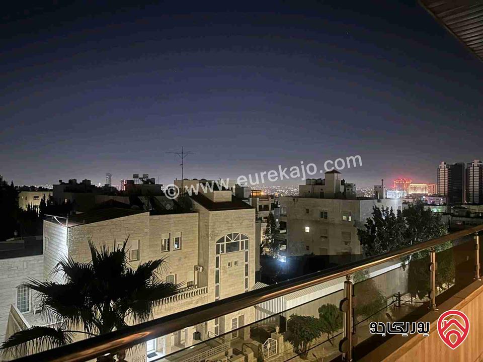 شقة مفروشة طابق ثالث مساحة 200م للايجار في عمان - الرابية 