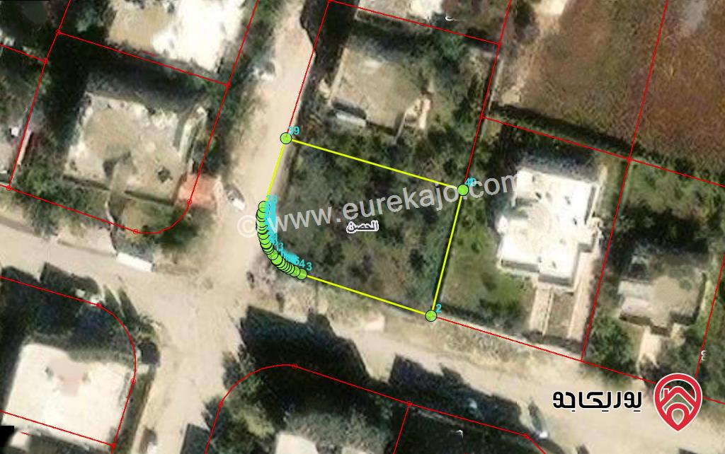 قطعة ارض مساحة 737م للبيع في اربد - شمال كلية الحصن 