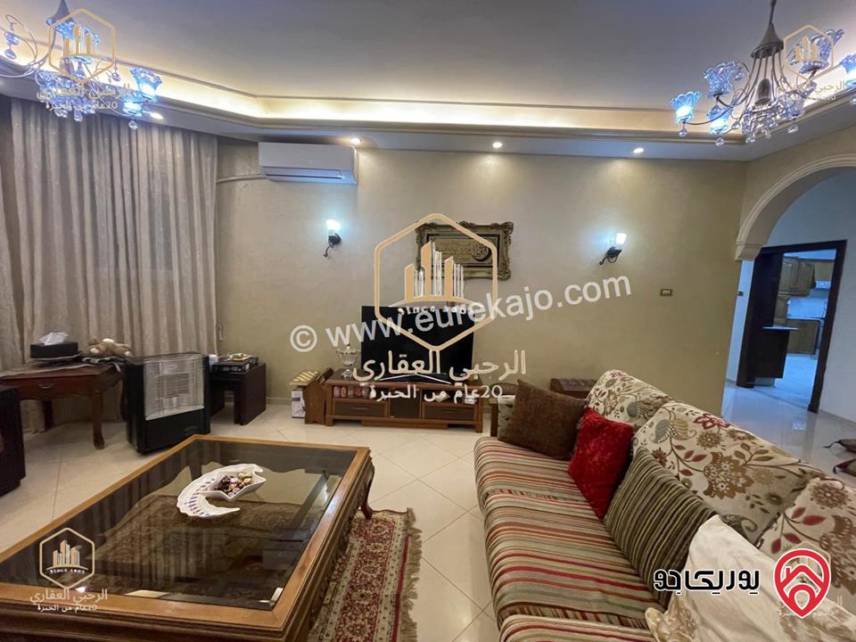 شقة مفروشة ارضية مساحة 240م داخلي و 100م خارجي للايجار في عمان - ضاحية الرشيد 