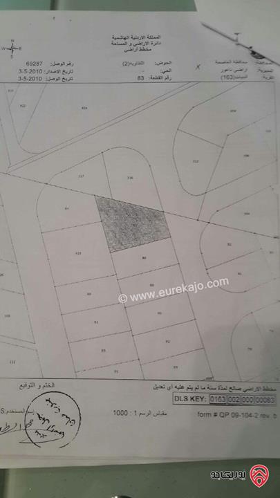 أرض مساحة 1250م للبيع في عمان - البنيات