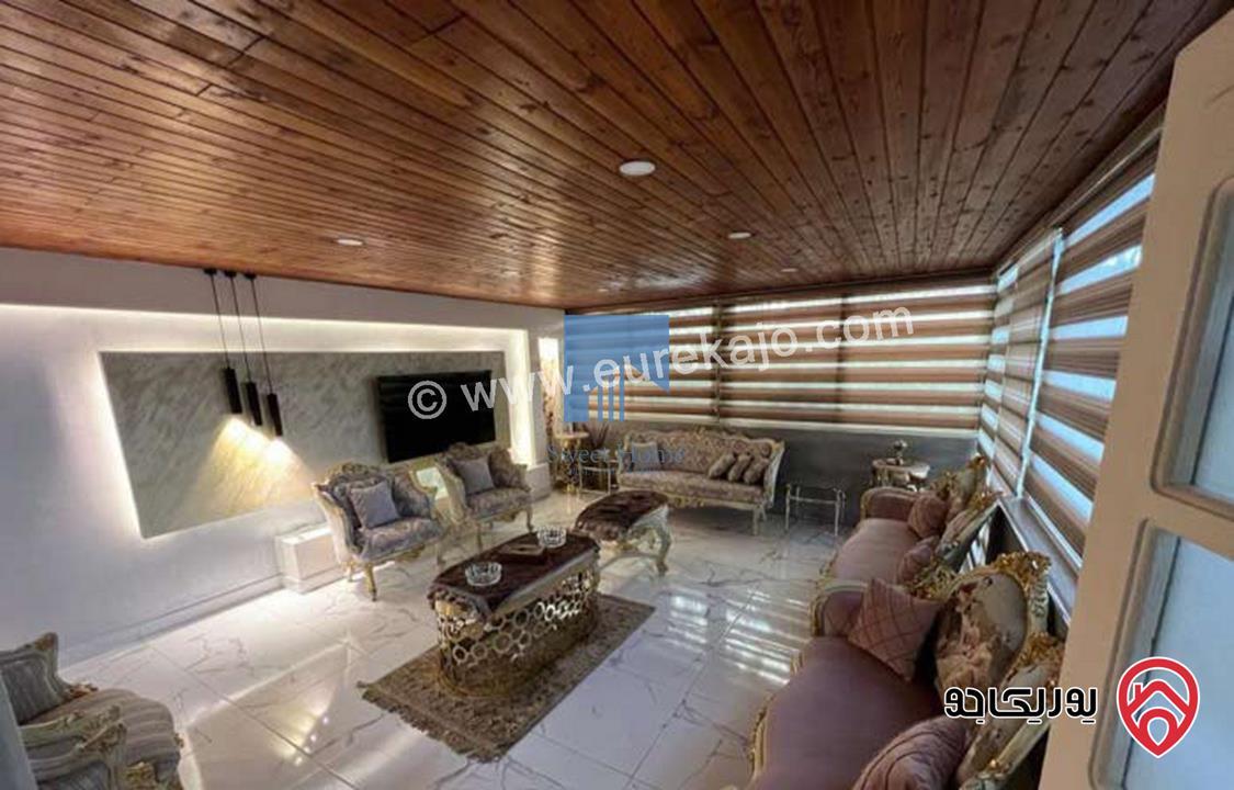 شقة أرضية مميزة مساحة 135م مع حديقة وترسات 100م للبيع في عمان - الصويفية