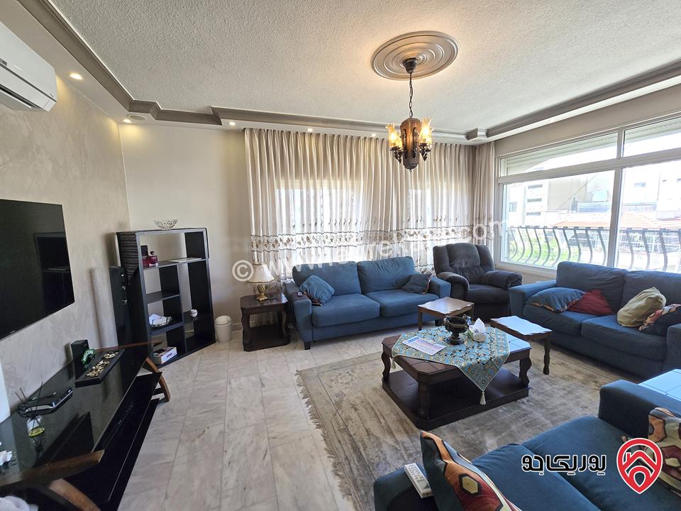 شقة مفروشة طابق ثاني مساحة 190م للايجار مفروشة في عمان - خلدا 