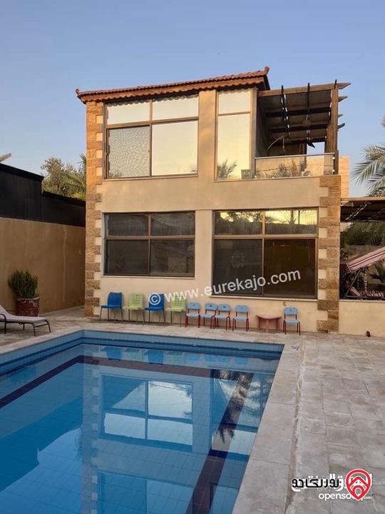 مزرعة مميزة للايجار من المالك في البحر الميت - جوفة الكفرين 