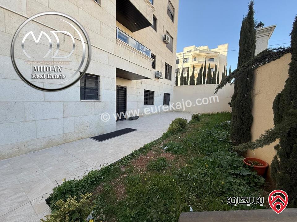 شقة شبه ارضي فارغة للايجار في عمان - خلدا العوجانية مساحة 250م 4 نوم مع تراسات و حدائق تشطيبات و ديكورات فاخرة