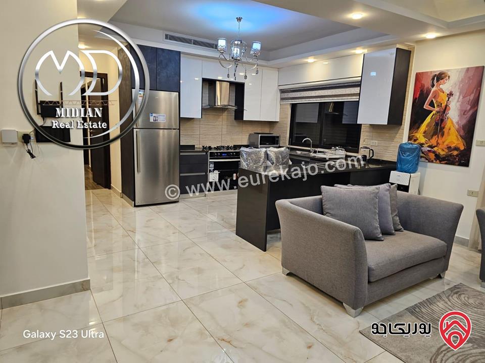 شقق مفروشة للايجار في عمان - الشميساني مساحات 100م & 130م تشطيبات ديكورات فندقية فرش فاخر اطلالة جميلة