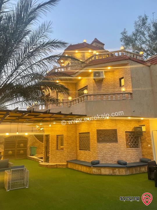 مزرعة مساحة البناء 350م على أرض 288م للبيع في البحر الميت - الروضة 