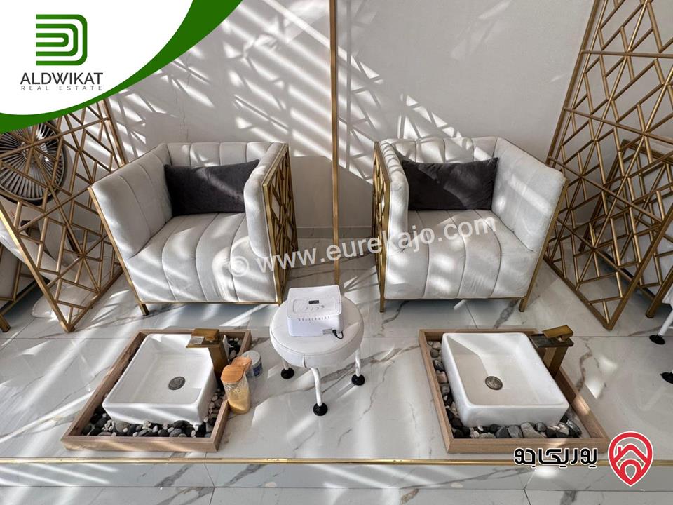 صالون سيدات للبيع في عمان - الدوار السابع خلف الملكية مساحة 80م موقع حيوي ومميز وبسعر مناسب 