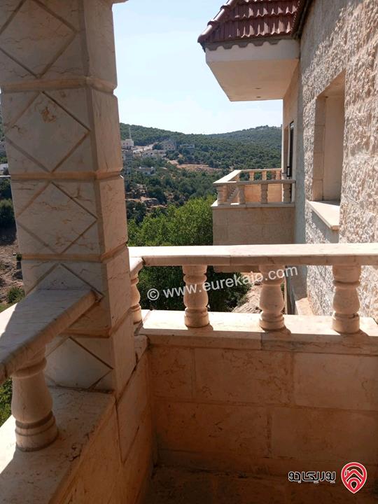 فيلا مستقلة مفروشة مساحة 250م للايجار في عجلون مثلث اشتفينا محنا 