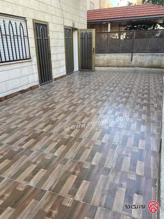 شقة أرضية مساحة 80م داخلي و 60م خارجي للبيع في عمان - صويلح