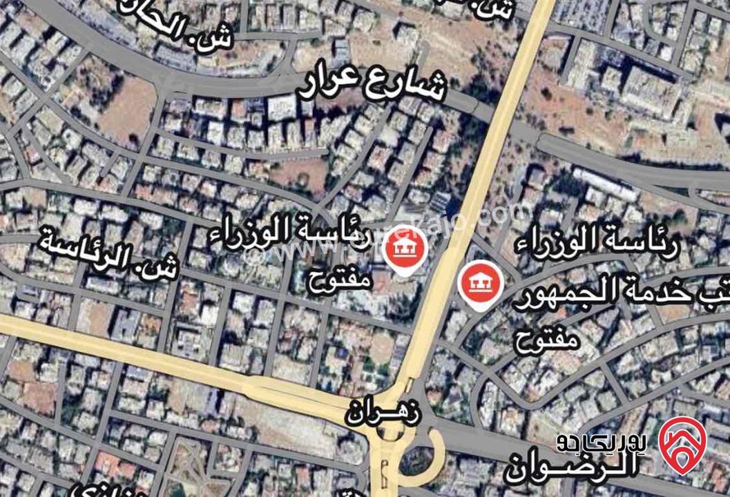 ارض مساحة 800م للبيع في جبل عمان الدوار الرابع 