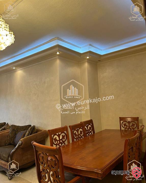 شقة مفروشة مساحة 150م طابق ثالث للايجار في عمان - تلاع العلي 