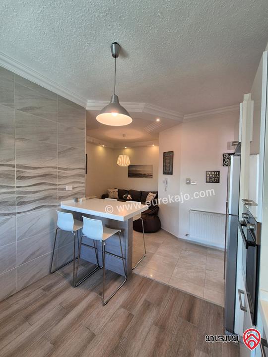 شقة سوبر ديلوكس 120م طابق ثاني مفروشة للايجار السنوي في عمان - الجندويل super deluxe furnished apartment for annual rent
