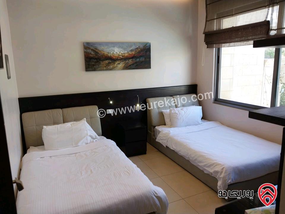 شقة مفروشة مساحة 120م مع مسبح للإيجار في عمان - عبدون 