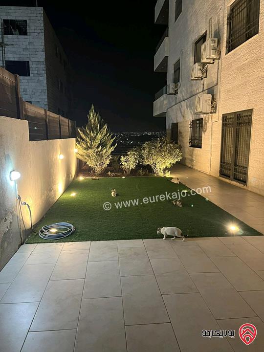 شقة شبه ارضية جديدة مساحة 180م داخلي و 200م خارجي للبيع في عمان - صويلح