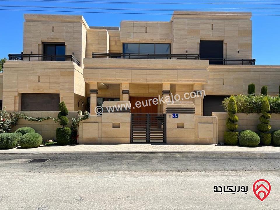 فيلا مساحة 1 دونم على أرض 1 دونم و 20م للبيع في عمان - طريق المطار قرب المدارس العالمية