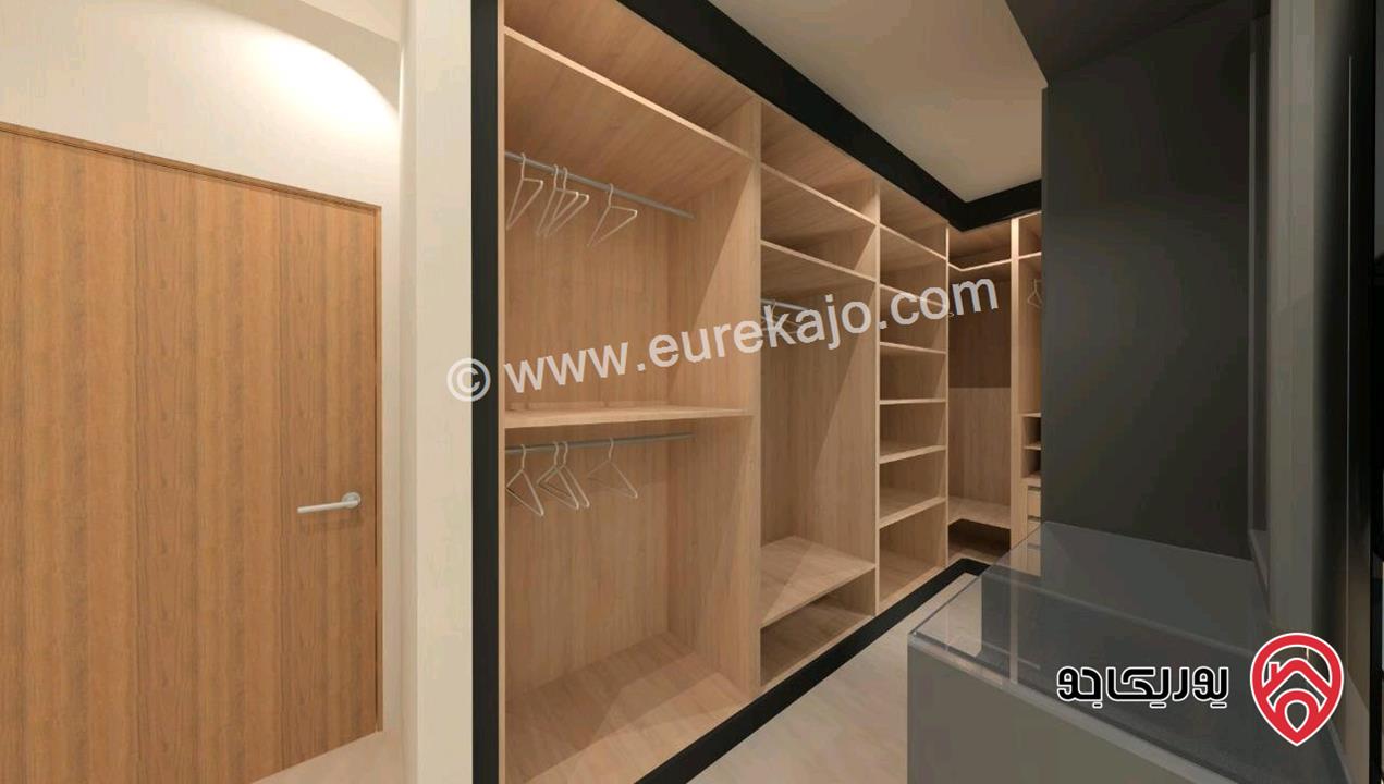 شقة شبه فيلا طابق ارضي مساحة 240م داخلي و 260م خارجي للبيع في عمان - البنيات طريق المطار