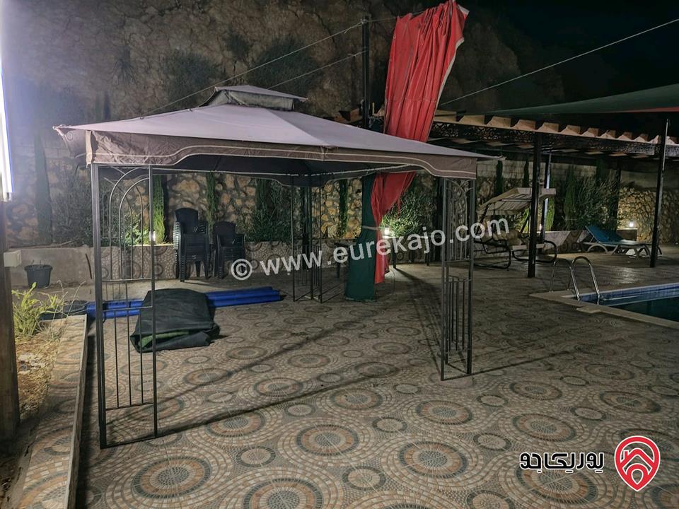 مزرعة مساحة الأرض 3 دونم و 340م والبناء 100م للبيع في عمان - ناعور