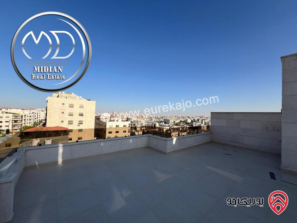 شقة دوبلكس طابق اخير مع روف للبيع في عمان - الظهير مساحة 180م مع ترس اطلالة رائعة بسعر مميز