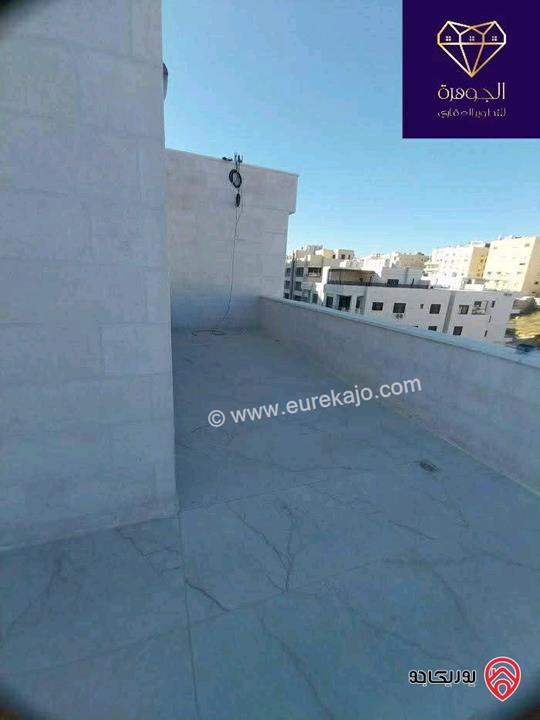 شقة طابق اخير مع روف دوبلكس مساحة 240م لم يسكن للبيع في عمان - تلاع العلي 