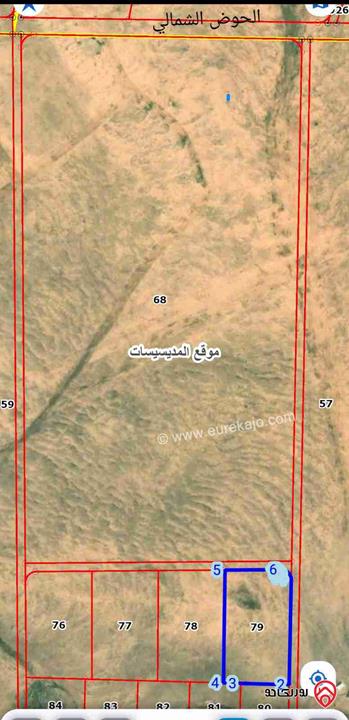 قطعة ارض مساحة 10 دونم و 660م للبيع في الموقر- المديسيسات - الحوض الوسطاني 