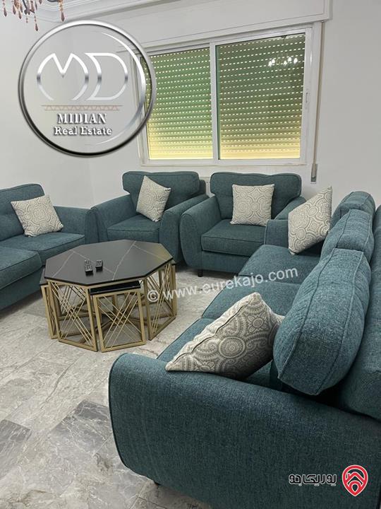 شقة مفروشة للايجار في عمان - خلدا مقابل المعارف مساحة 175م طابق اول تشطيبات و فرش سوبر ديلوكس بسعر مميز .