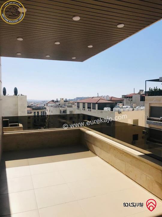 شقة فاخرة للبيع في عمان - خلدا - العوجانية قرب الهمشري طابق ثالث 200م مع روف دوبلكس 140م لم تسكن