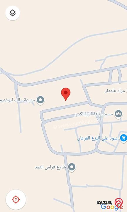 قطعة ارض 792م عليها مسطح 168م عظم بدون تشطيب للبيع في جرش قرب جامعة فيلادلفيا قريبة من طريق جرش عمان   