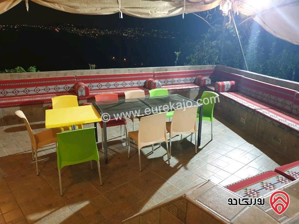 مزرعة مساحة الأرض 7 دونم و 335م والبناء 200م للبيع في السلط