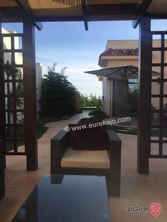 فيلا إسبانية فاخرة مساحة 420م على أرض 764م للايجار في عمان - طريق المطار