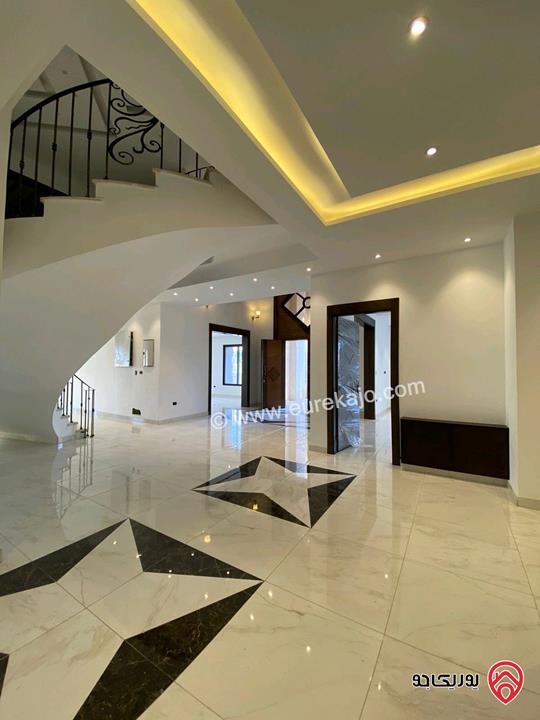 قصر مساحة البناء 2 دونم على أرض 1 دونم و 200م للبيع في عمان - عبدون