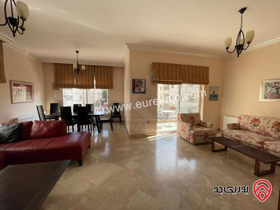 شقة مفروشة حديثة مساحة 160م طابق ثالث للايجار في عمان - دير غبار