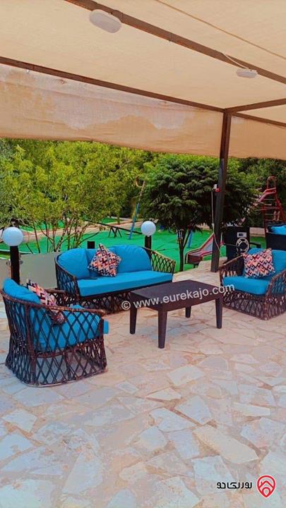 مزرعة مساحة الأرض 980م والبناء 110م للبيع في عمان - موبص / تبعد عن شارع الأردن 5 دقائق