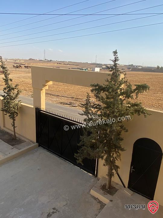 مزرعة مساحة 10 دونم مشجرة زيتون مع بيت مساحة 200م وسكن حارس وسور على كامل المزرعة للبيع في عمان - منطقة زويزا 