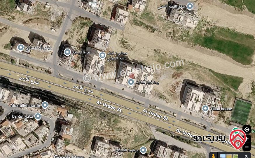 أرض مساحة 1 دونم و 204م للبيع من أراضي شمال عمان - الجبيهة
