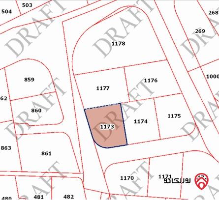 أرض مساحة 750م للبيع في عمان - ابو السوس
