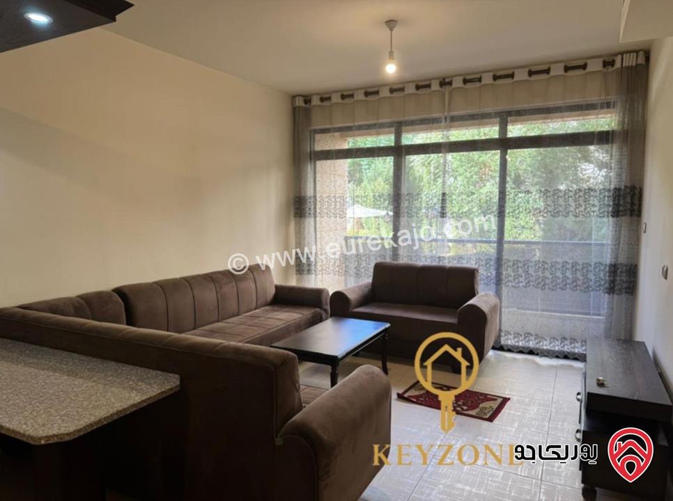 شقة مساحة 83م شبه أرضي للبيع مفروشة في عمان - دير غبار