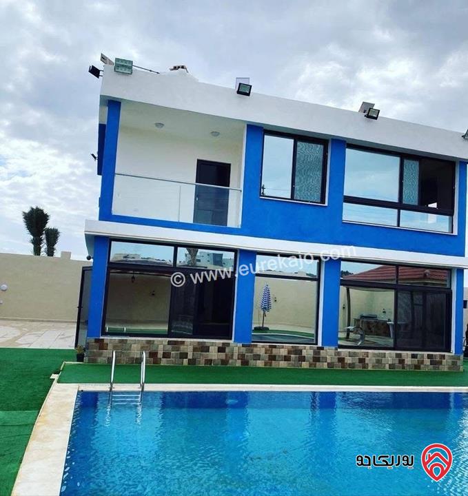 مزرعة مساحة الأرض 513م والبناء 154م للبيع في البحر الميت منطقة الغور شميساني 