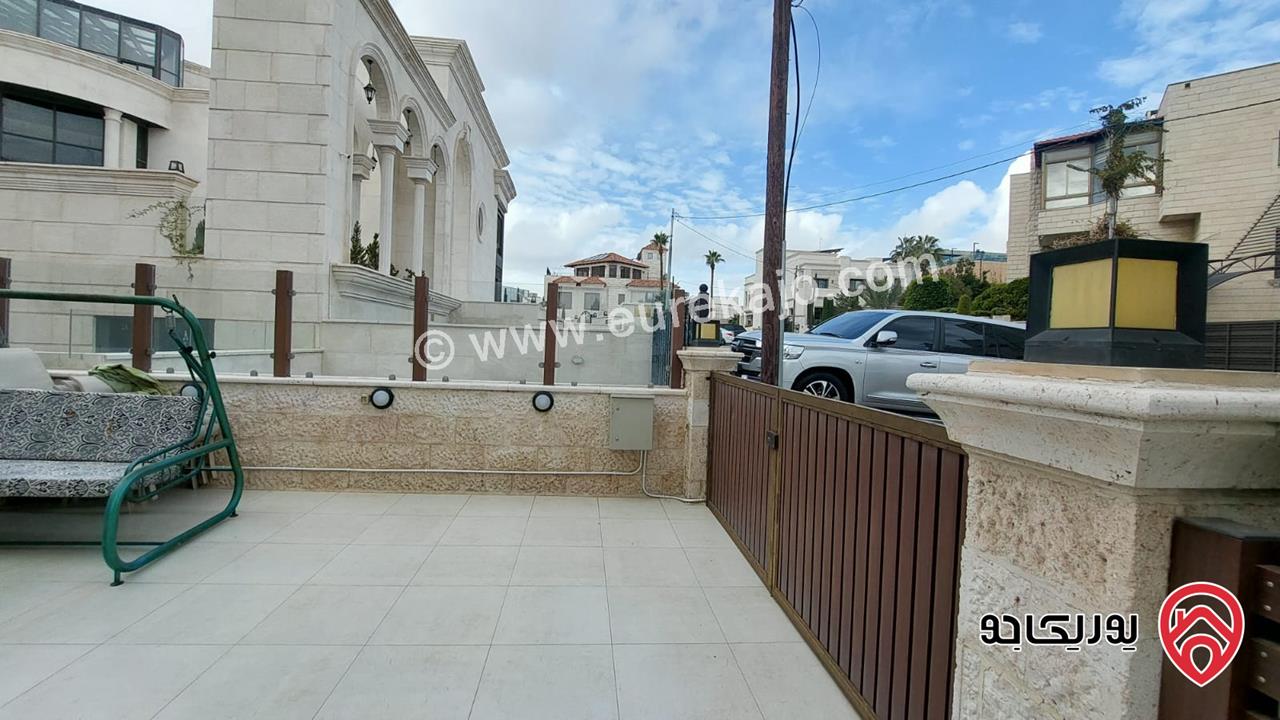 شقة ديلوكس مساحة 313م تصلح لسفارات للبيع مفروشة في عمان - عبدون الجنوبي 