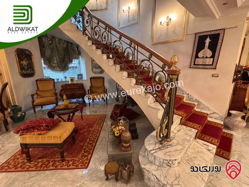 فيلا مفروشة مستقلة للبيع في عمان - ديرغبار مساحة الارض 1000 م مساحة البناء 1050 م