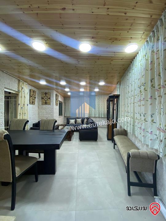 شقة أرضية مفروشة مساحة 100م مع ترس 50م للبيع في عمان - عبدون الشمالي