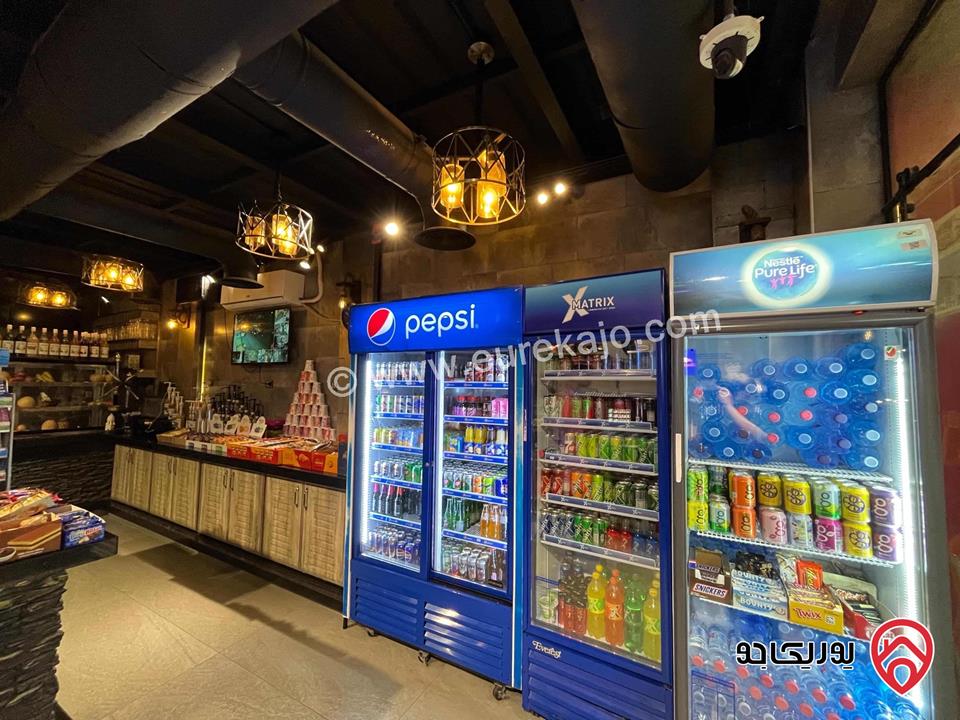 قهوة حديثة جاهزة مساحة 70م للبيع في عمان - الرابية