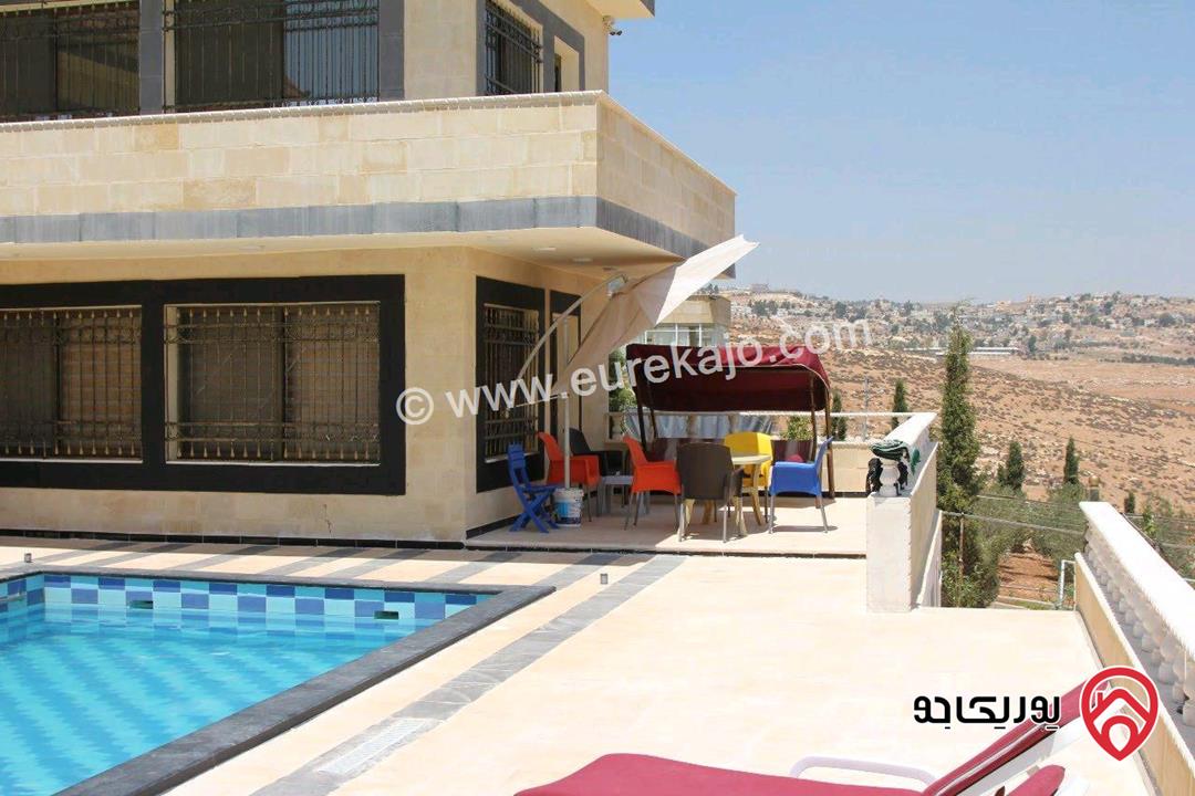 مزرعة مساحة الأرض 9 دونم و 500م والبناء 370م للبيع في المفرق - منطقة دحل